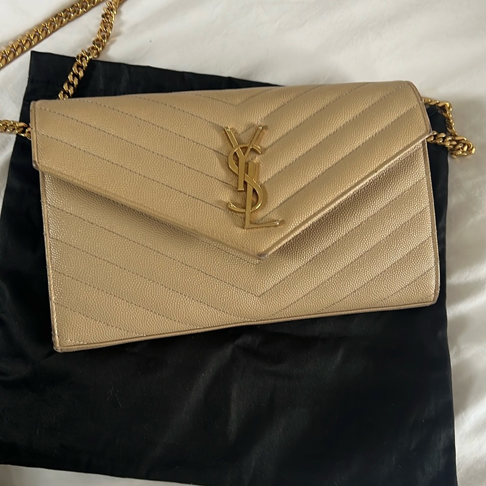 YSL Nude Clutch
